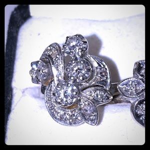 White Gold & Diamond Cocktail Ring